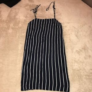 strappy flowy mini dress